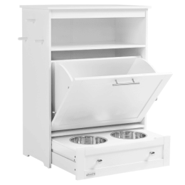 Pet Feeder Station Lockers -White
