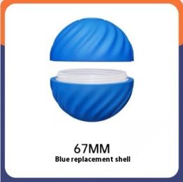 Pet Dog Rubber Ball Toys For Dogs: Blue Replacement Shell 67mm