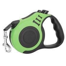 Pet Automatic Telescopic Traction Rope-green-5m
