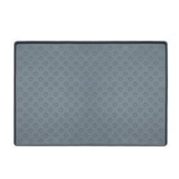 Spot Pet Mat, Waterproof And Easy To Clean Silicone Dog Mat, Cat Mat, Square Pet Placemat, Pet Supplies-Blue-Small