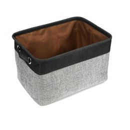 Dog Toy Basket: Black and gray-1PCS