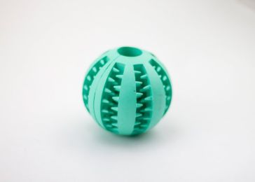 Rubber Mint Feeding Ball, Built-in Food Storage Bin-7CM basket color