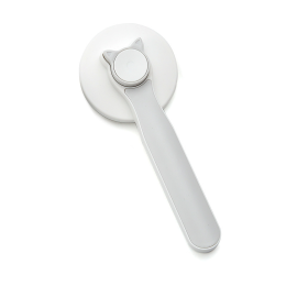 Pet Hair Removal Comb Stainless Steel NeedleBrush Self Cleaning  : Gray