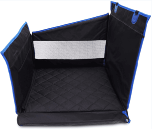 Dog Car Seat, Waterproof Fabric With Breathable Mesh -Black