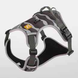 Dog Chest And Back Reflective Commuter Hand Holding Rope-Gray-M