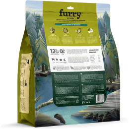 FURRY WONDER Freeze Dried Dog Food, Turkey & Chicken, 16 Oz, Grain-Free USA Made -Sensitive Digestion