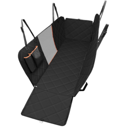 Pet Carrier Hammock Safety Protector Rear Car Seat :Black