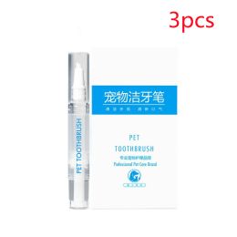 Pet Toothbrush Pen Teeth Cleaning Tools Breath Pet: Pet Toothbrush Pens 1pack-3PCS