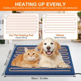 Pet Heating Pad: Large blue