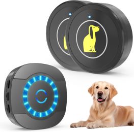 Doorbell For Dog/Puppy Training, Go Outside Doorbell And Waterproof Touch Button: 1 Receiver 2 Doorbells