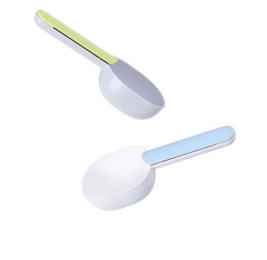 Pet food spoon -Blue white