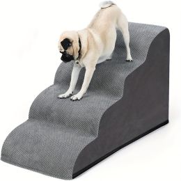 Puppy Climbing Stairs On The 3rd-4th Floor-W13250499