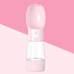 Traveling Out Portable Dog Water Dispenser: Pink