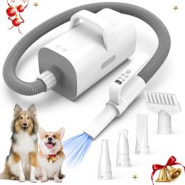 4-in-1 Dog Hair Dryer With Smart Handle, High Speed Negative Ion Dog Hair Dryer