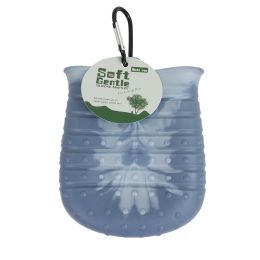 2 In 1 Dog Paw Cleaner Cup & Washer Brush -Navy Blue-L