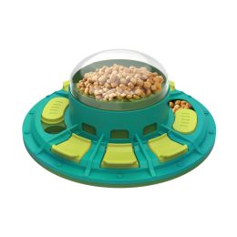 Interactive Dog Puzzle Toy For IQ Improvement And Slow Feeding Suitable For All Sizes Pets Nutritious Diet-Friendly Non-Electric -Green