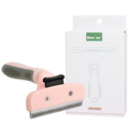 Pet Hair Trimmer, Shaving Razor Pet Comb : Pink