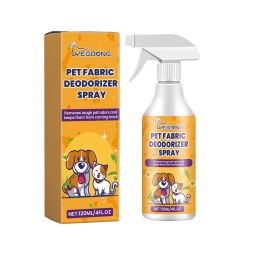 Yegbong Pet Fabric Deodorizer Spray Air Clean Pet Odor Indoor Long-lasting Air Freshener Deodorizer: 4pcs