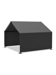 Dog Shade Shelter Outdoor Tent For Small Medium Dogs, Waterproof Sun Protection Pet House For Dogs: Gray