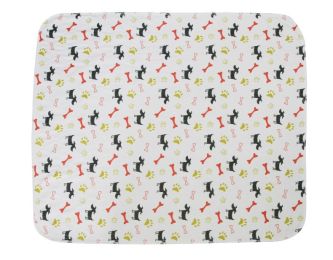 Three-layer Waterproof Pet Absorbent Pad-White-L