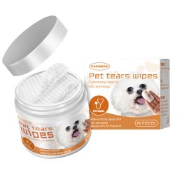 Yegbong Pet Wipes Clean, Dogs And Cats Tear Stains Eye Cleaning Wipe Eye Dirt Cotton Pad: 4pcs