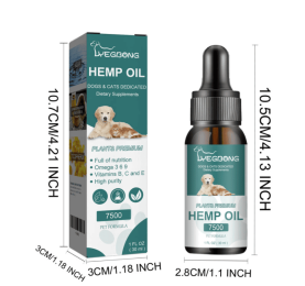 Pet Care Oil For Dogs, Local Moisturizing Massage Repair Essential Oil -30ml