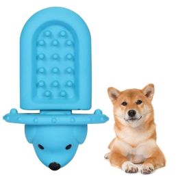 PROKEl Soft Rubber Toy Puppy Slow Feeder PadPeanutButter Treat Dispenser Training Aid DogCrateTraining Tool : Blue