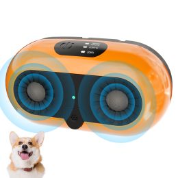 Ultrasonic Dog Bark Deterrent, 50ft Range Indoor & Outdoor, Safe & Effective For Small, Medium & Large Dogs: Orange