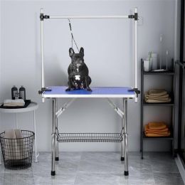 Large 46 Inch Dog And Cat Grooming Table-Blue