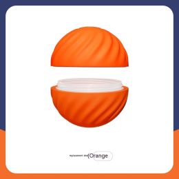 Pet Dog Rubber Ball Toys For Dogs: Replacement Shell Orange