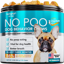 Chews For Dogs Stop Poop Eating, Probiotics And Digestive Enzymes Bad Breath, Digestive And Gut Health Supplement 180 Soft Chews: Kinpur Pet Care