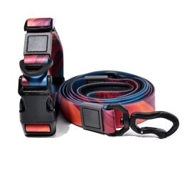Heat Transfer Printing PVC Coated Rubberized Waterproof Traction Rope Set: Red-25mm