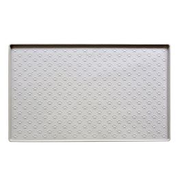 Spot Pet Mat, Waterproof And Easy To Clean Silicone Dog Mat, Cat Mat, Square Pet Placemat, Pet Supplies-Beige-Small