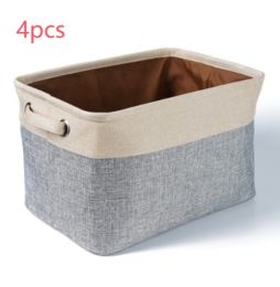 Dog Toy Basket: Beige-4PCS