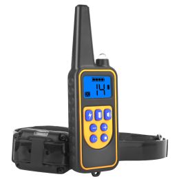 Dog Training Collar With Remote, Waterproof Pet Trainer, 300mAh Rechargeable 875 Yard Remote Control: Collar with Remote