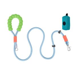 Explosion-proof Dog Leash For Small And Medium-sized Dogs, Suitable For Corgi, Border Collie, Shiba Inu, Dog Walking Collar And Dog Chain: Blue