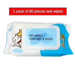 Dog Cat Pet Wet Wipes For Paws And Butt, EarsEyes  Plant-based Pet Wipes, Unscented DogWipes, Cleaning Deodorizing, Paw Wipes ForDogs Cats Pets-2PCS