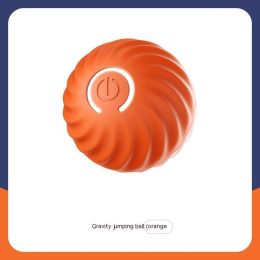 Pet Dog Rubber Ball Toys For Dogs: Orange Jumping Ball