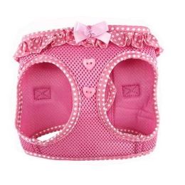 American River Choke-Free  Harness Polka Dot Collection (Color/Size: Pink Polka Dot, 2X-Large)