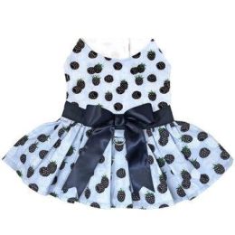Blackberries Dog Dress with Matching Leash (Color/Size: Large)